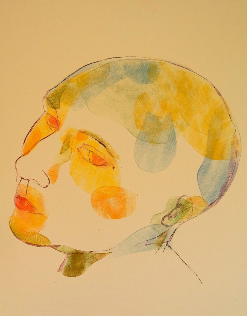 Woman, head
Mono type
70x50 cm