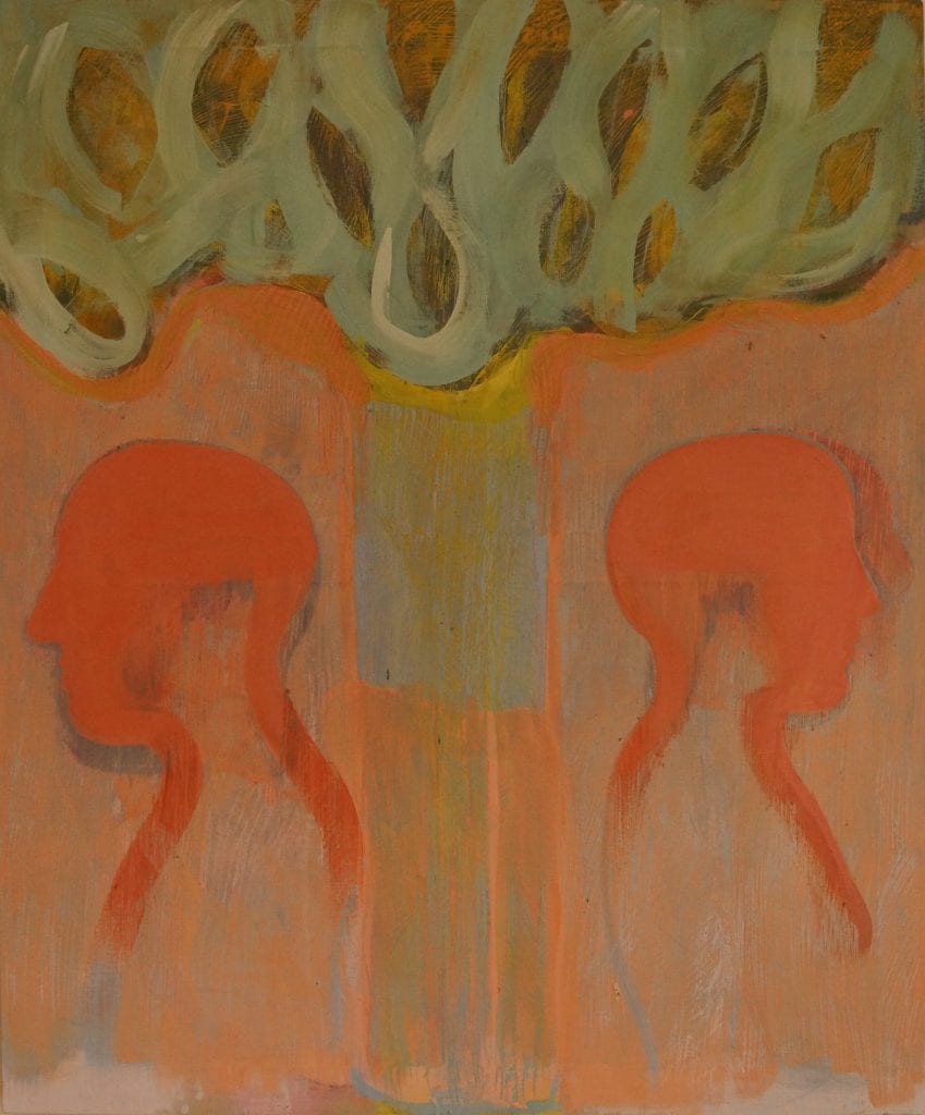 Family Tree, 120x100 cm , egg tempera on canvas